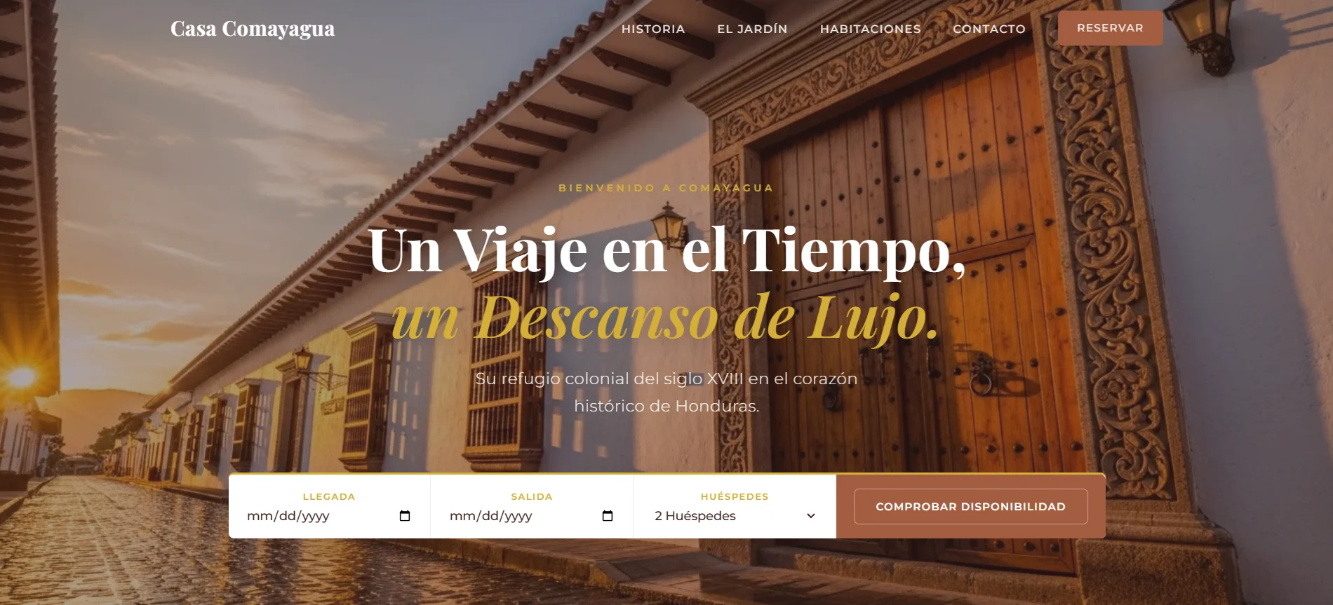 Vista previa Hotel Casa Comayagua